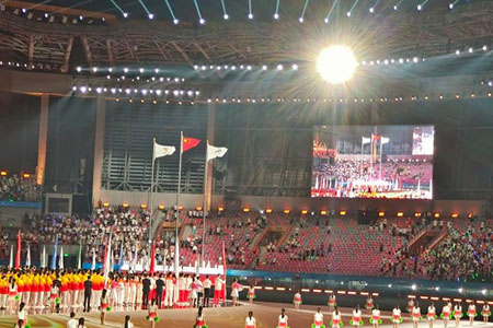 陕西省第十七届运动会在榆林开幕